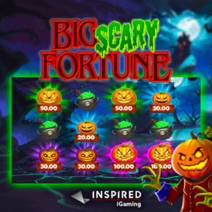 INSPIRED LAUNCHES BIG SCARY FORTUNE, A SPOOKY HALLOWEEN-THEMED ONLINE & MOBILE SLOT GAME