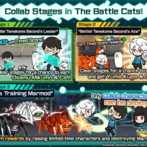 The Battle Cats World Trigger collaboration event